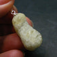 Large Natural Agni Gold Danburite Sterling Silver Pendant from Tanzania - 1.4" - 4.52 Grams