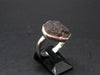 Rare Cintamani Pseudotektite Ring from Indonesia - 4.14 Grams, Size 8