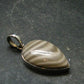 Rare Flint Silver Pendant from Poland - 1.5" - 5.74 Grams