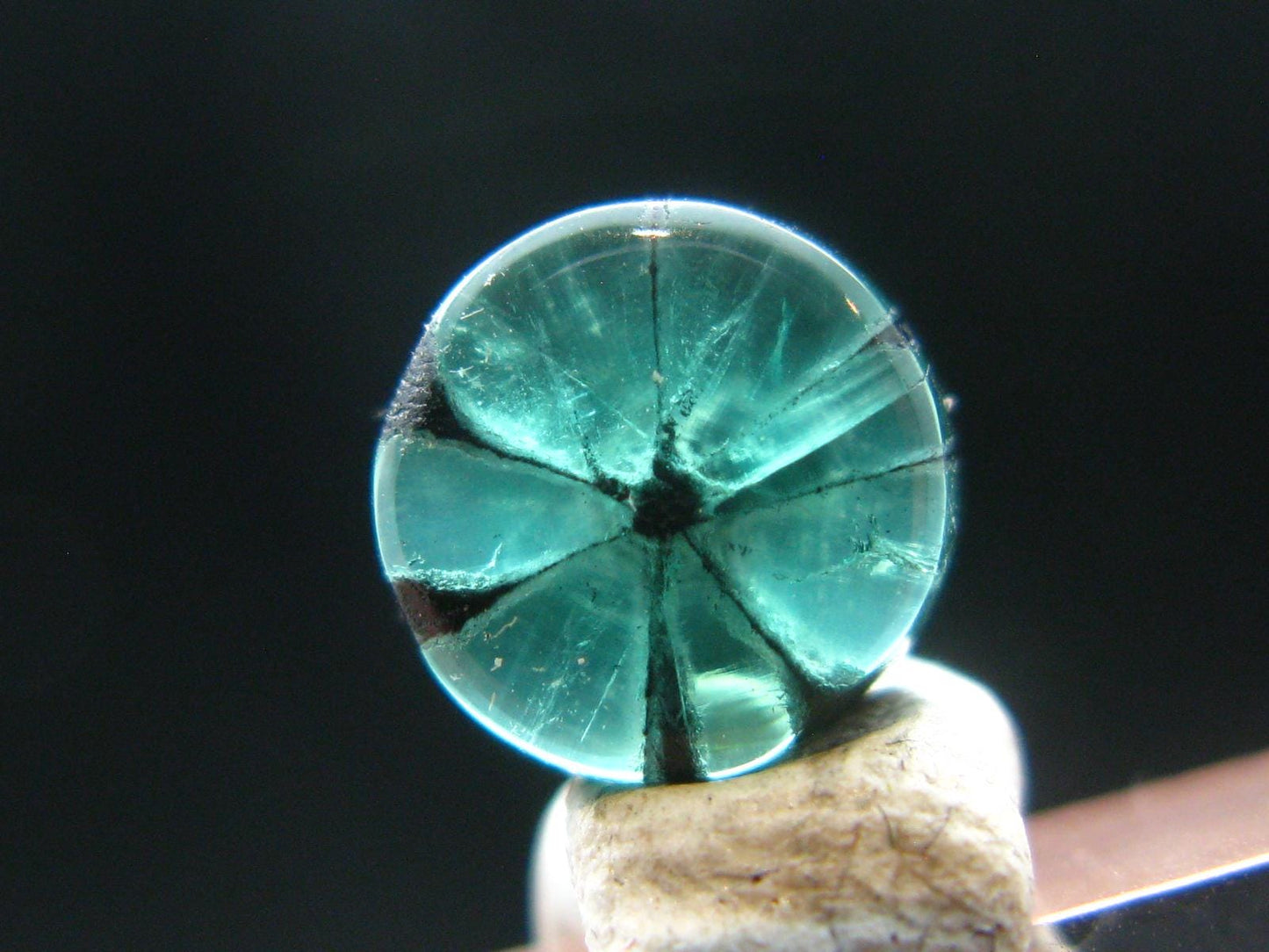 Beautiful Rare Gem Trapiche Emerald From Colombia - 1.97 Carats - 8x7.5mm