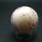 Large Cinnabar in Quartz Sphere from Peru - 125.48 Grams - 1.8"