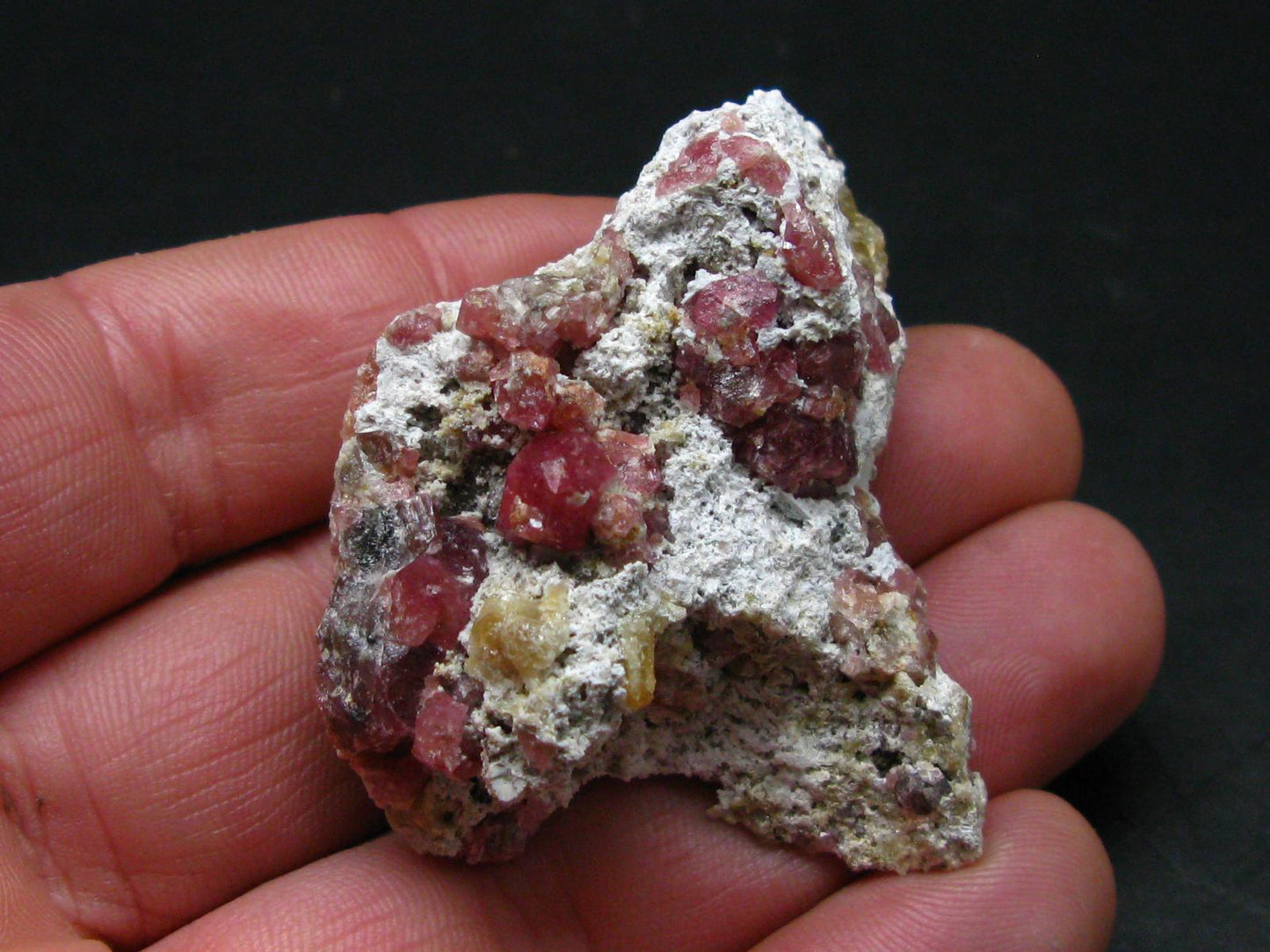 Raspberry Grossular Garnet Cluster From Mexico - 1.6" - 61.92 Grams