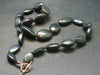 Rare Black Opal Beads Necklace From Australia - 18"