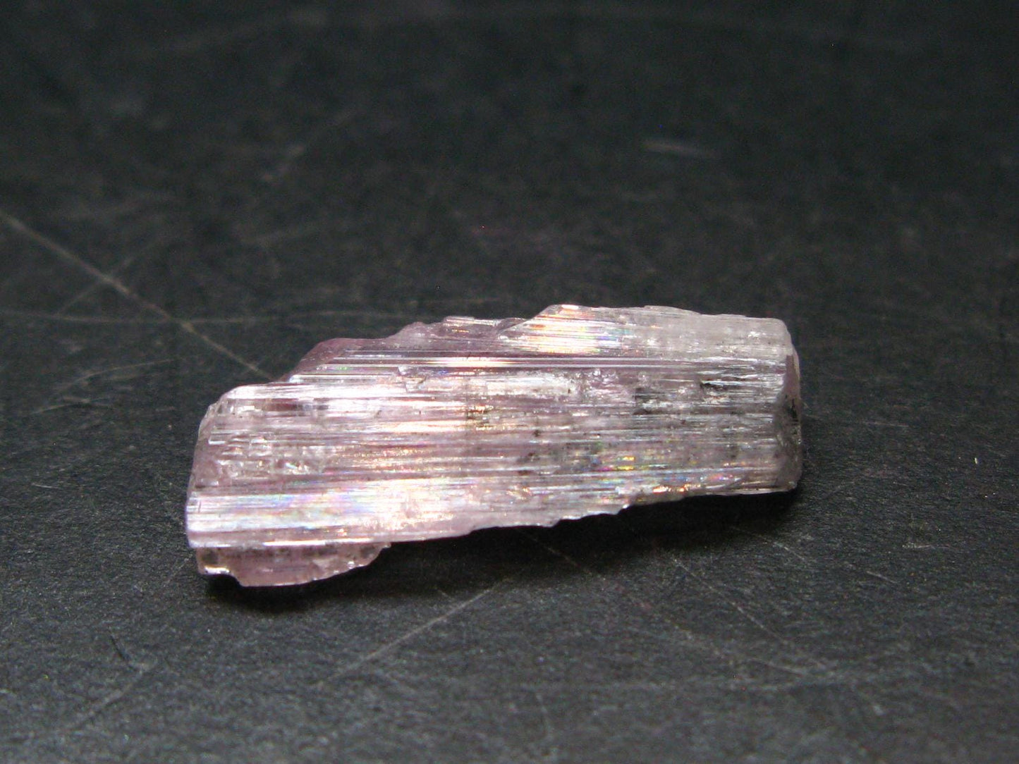 Tanzanite Gem Untreated Pink Crystal From Tanzania - 7.15 Carats -0.8"