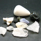 Synergy 12 Set Phenakite Moldavite Natrolite Petalite Danburite Tektite Scolecite Herderite Tanzanite Brookite 52.57 Gr