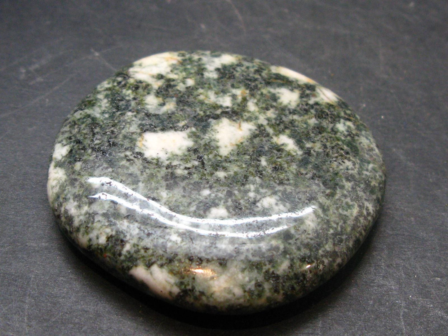 Rare Stonehenge Preseli Bluestone Tumbled Crystal From Wales UK - 1.9" - 43.4 Grams