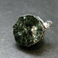 Nice Polished Seraphinite Clinochlore Stalactite Silver Pendant From Russia - 1.0" - 4.84 Grams