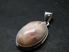 Natrolite Silver Plated Pendant Necklace From Indonesia - 1.3" - 4.81 Grams