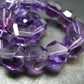 AAA Grade Amethyst Gem Genuine Bracelet ~ 7 Inches ~ 12mm Facetted Beads