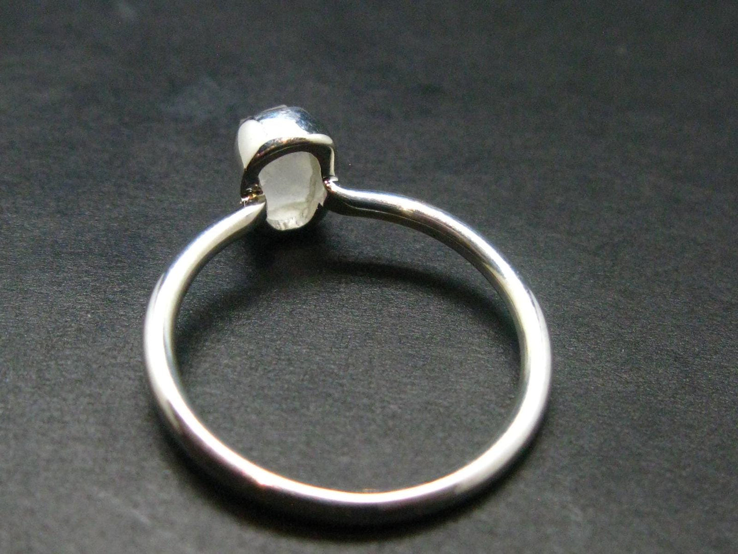Phenakite Phenacite Crystal Silver Ring From Brazil - Size 8 - 1.95 Grams