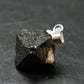Magnetite Crystal Silver Pendant From Bolivia - 0.8" - 3.59 Grams