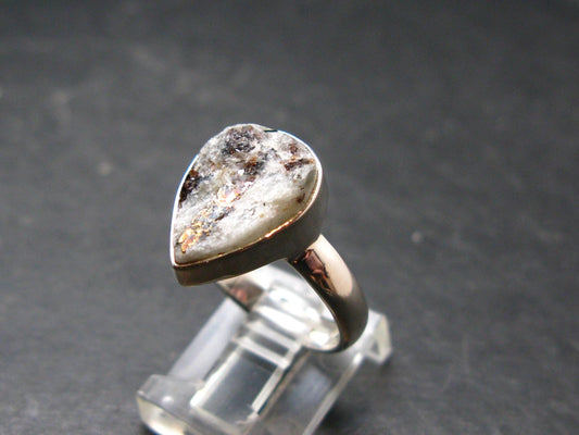 Astrophylite Astrophyllite Silver Ring From Russia - Size 7 - 4.3 Grams