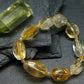 Citrine Genuine Bracelet ~ 7 Inches ~ 16mm Facetted Beads