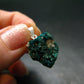 Dark Green Sparkling Gemmy Dioptase Silver Pendant from Kazakhstan - 0.9" - 2.53 Grams