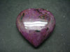Ruby & Kyanite Heart From India - 1.9"