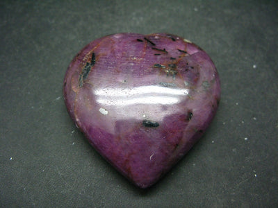 Ruby & Kyanite Heart From India - 1.9"