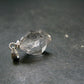 Fine Natural Herkimer Diamond Silver Pendant From New York - 0.8" - 1.31 Grams