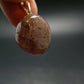 Strawberry Quartz Tumbled Silver Pendant - 1.0" - 4.6 Grams