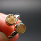 Rare Agni Gold Danburite Silver Ring From Tanzania - 2.43 Grams - size 9