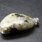 Phenakite Phenacite Tumbled Silver Pendant From Russia - 1.3" - 7.77 Grams