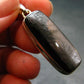 Tumbled Hypersthene Silver Pendant From Canada - 1.6"