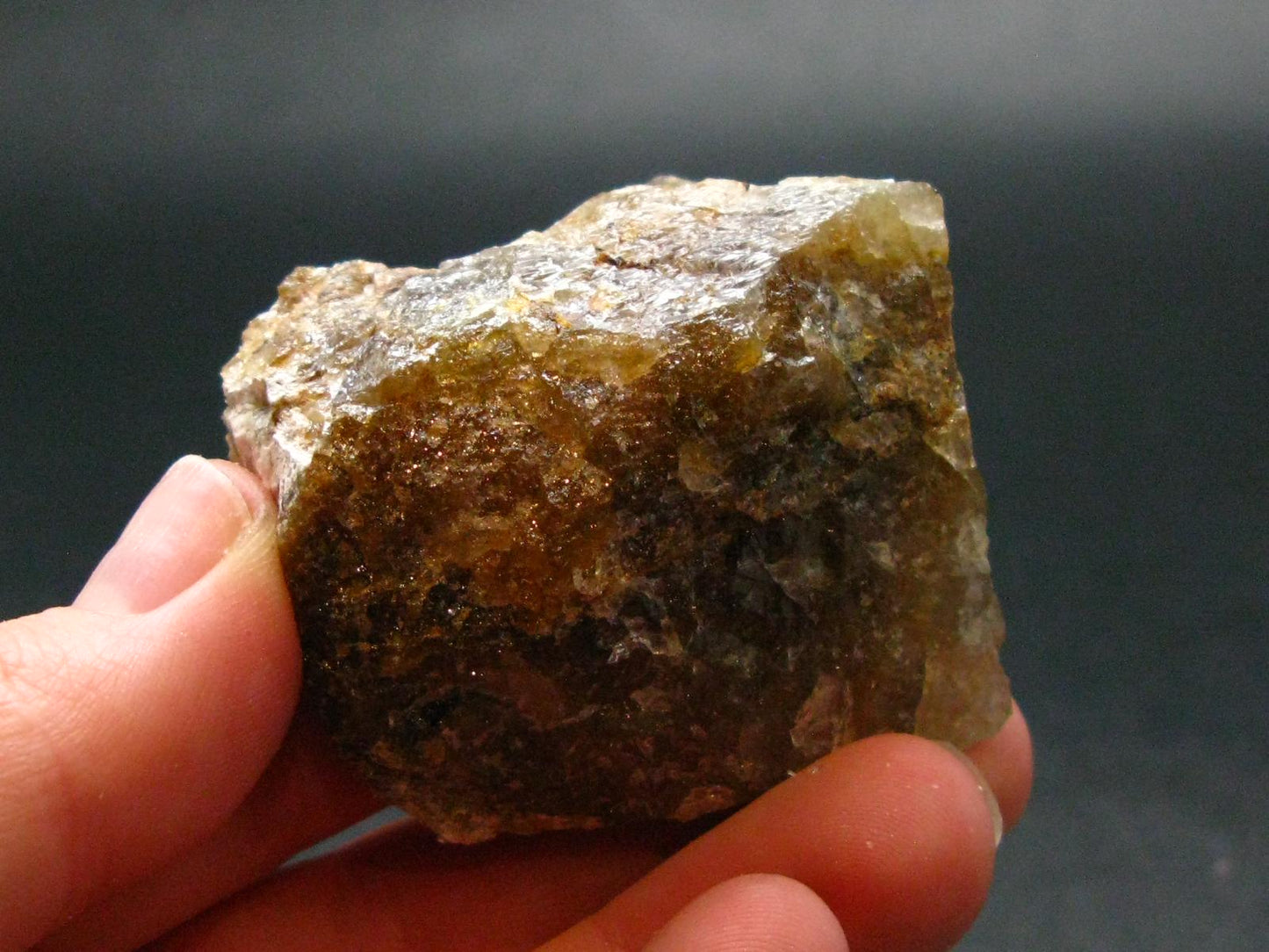 Rare Herderite on Feldspar Cluster from Brazil - 53.84 Grams - 1.9"