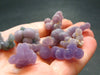 Lot of 10 Purple Grape Agate Clusters From Indonesia