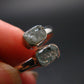 Blue Zircon Ring 925 Silver from Cambodia - Size 7