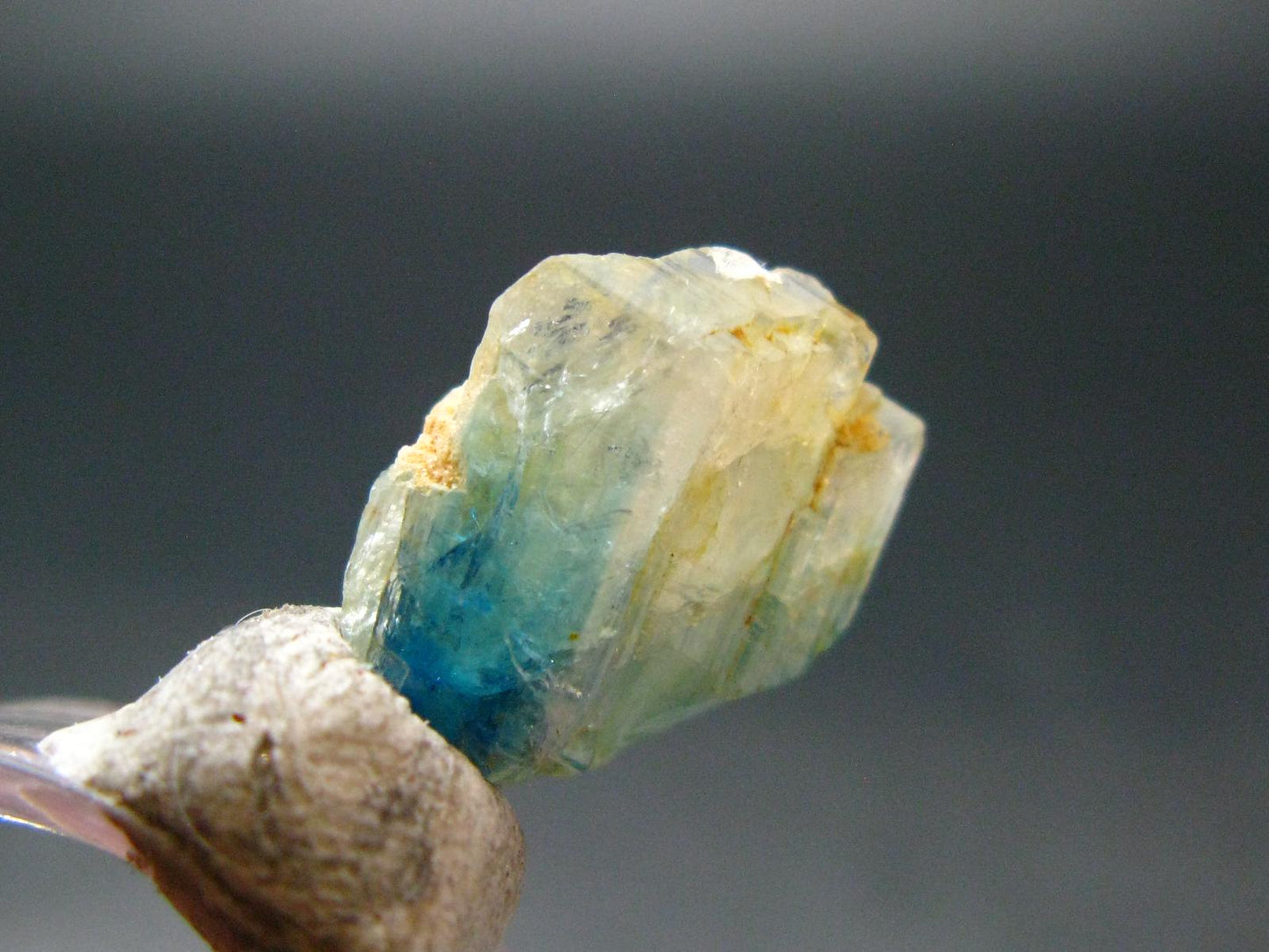 Large Euclase Blue Crystal From Zimbabwe - 7.85 Carats - 0.6"