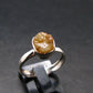 Green Herderite Silver Ring From Brazil - 1.79 Grams - Size 6