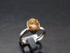 Green Herderite Silver Ring From Brazil - 1.79 Grams - Size 6