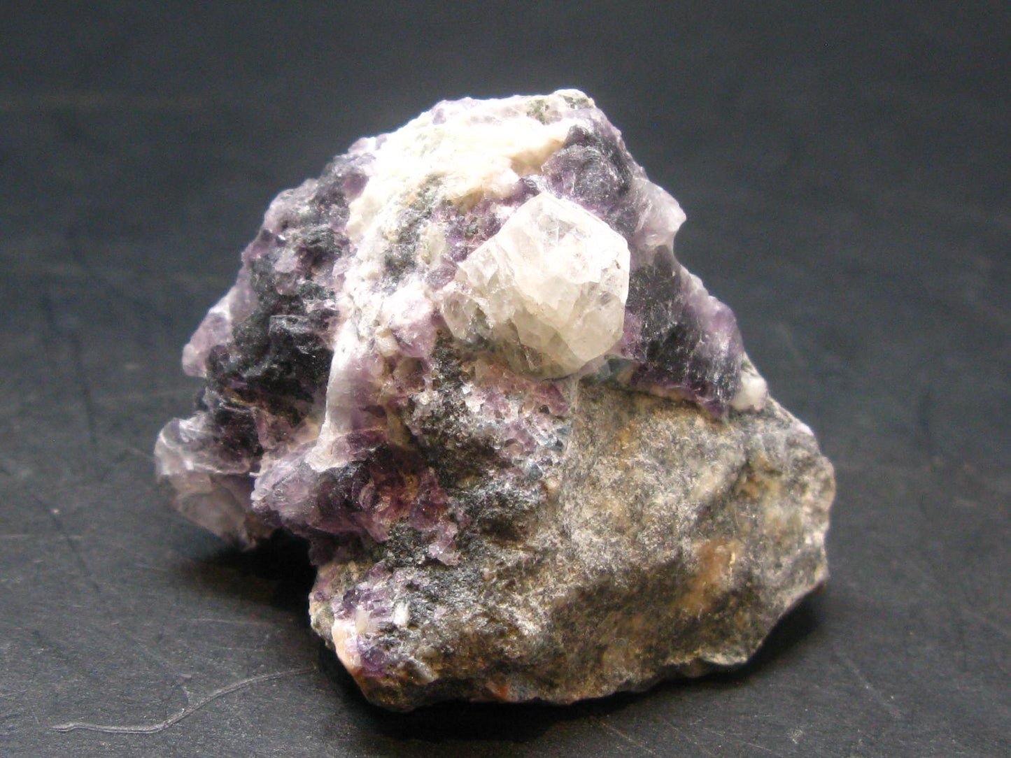 Extremely Rare Phenakite Phenacite, Fluorite & Beryl Crystal from Russia - 36.87 Grams - 1.5"