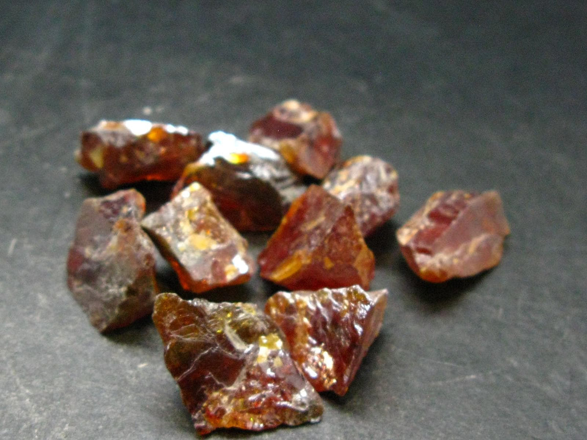Lot of 10 Gem Sphalerite Crystals from Spain - 43.87 Grams