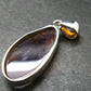 Cacoxenite Super 7 Silver Pendant From Brazil - 1.5" - 4.36 Grams