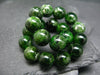 Chrome Diopside Genuine Bracelet ~ 7 Inches ~ 10mm Round Beads