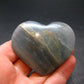 Nice Lemurian Aquatine Blue Calcite Heart From Argentina - 1.9" - 76.06 Grams