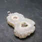 Anandalite Quartz Crystal Silver Pendant From India - 1.6" - 8.11 Grams