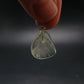 Gem Libyan Desert Glass Tektite Pendant Sterling Silver from Libya - 1.0" - 3.1 Grams
