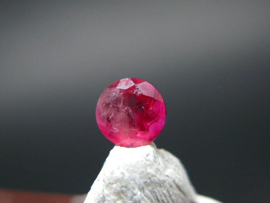 Beautiful Rare Gem Bixbite Red Beryl Emerald Cut Stone From Utah USA - 0.23 Carats - 4.0x4.0mm