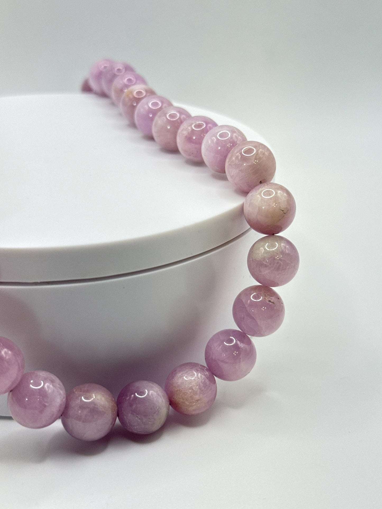 Natural Kunzite Necklace | Pink Kunzite Beads | Heart Healing Crystal | Calming & Feminine Energy
