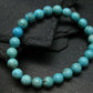 Turquoise Genuine Untreated Bracelet ~ 7 Inches ~ 8mm Round Beads