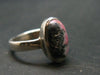 Rare Pink Tugtupite Sterling Silver Ring From Greenland - Size 6