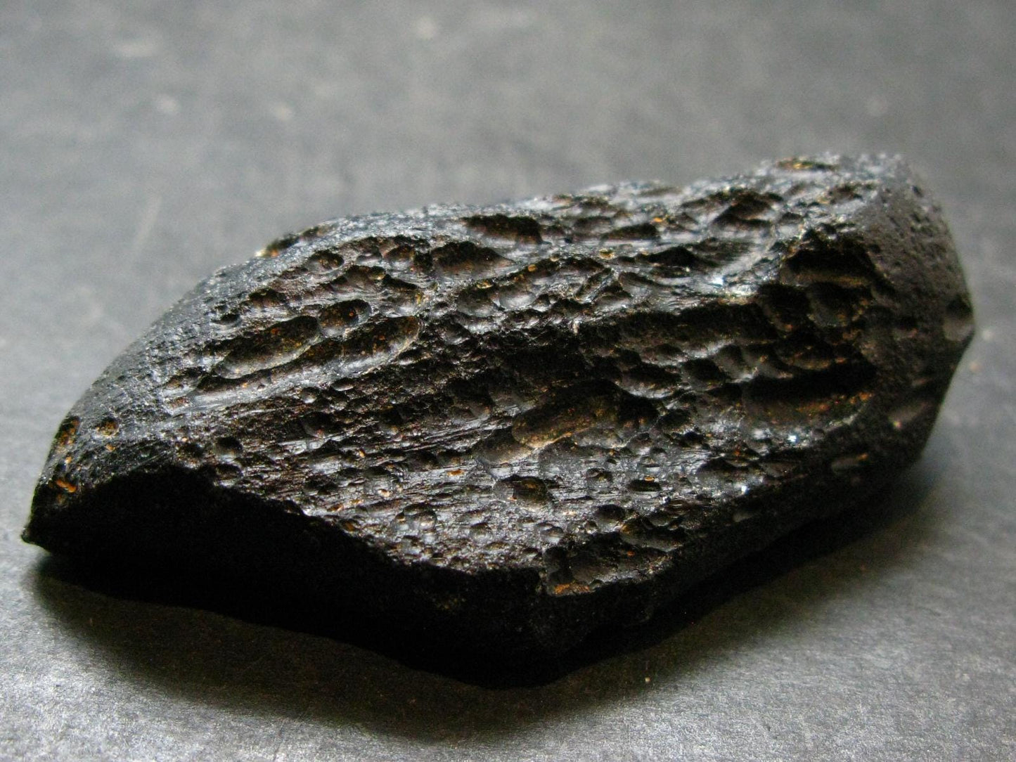 Rare Large Black Tibetan Tektite Raw Piece from Tibet - 2.3" - 28.56 Grams