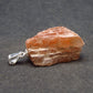 Romancing the Sunstone!! Raw Sunstone Silver Pendant From Tanzania - 1.1"