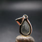 Gem Libyan Desert Glass Tektite Faceted Pendant Sterling Silver from Libya - 0.9" - 2.20 Grams