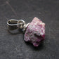 Bixbite Red Emerald Beryl Silver Pendant From Utah USA - 2.67 Carats - 0.6"