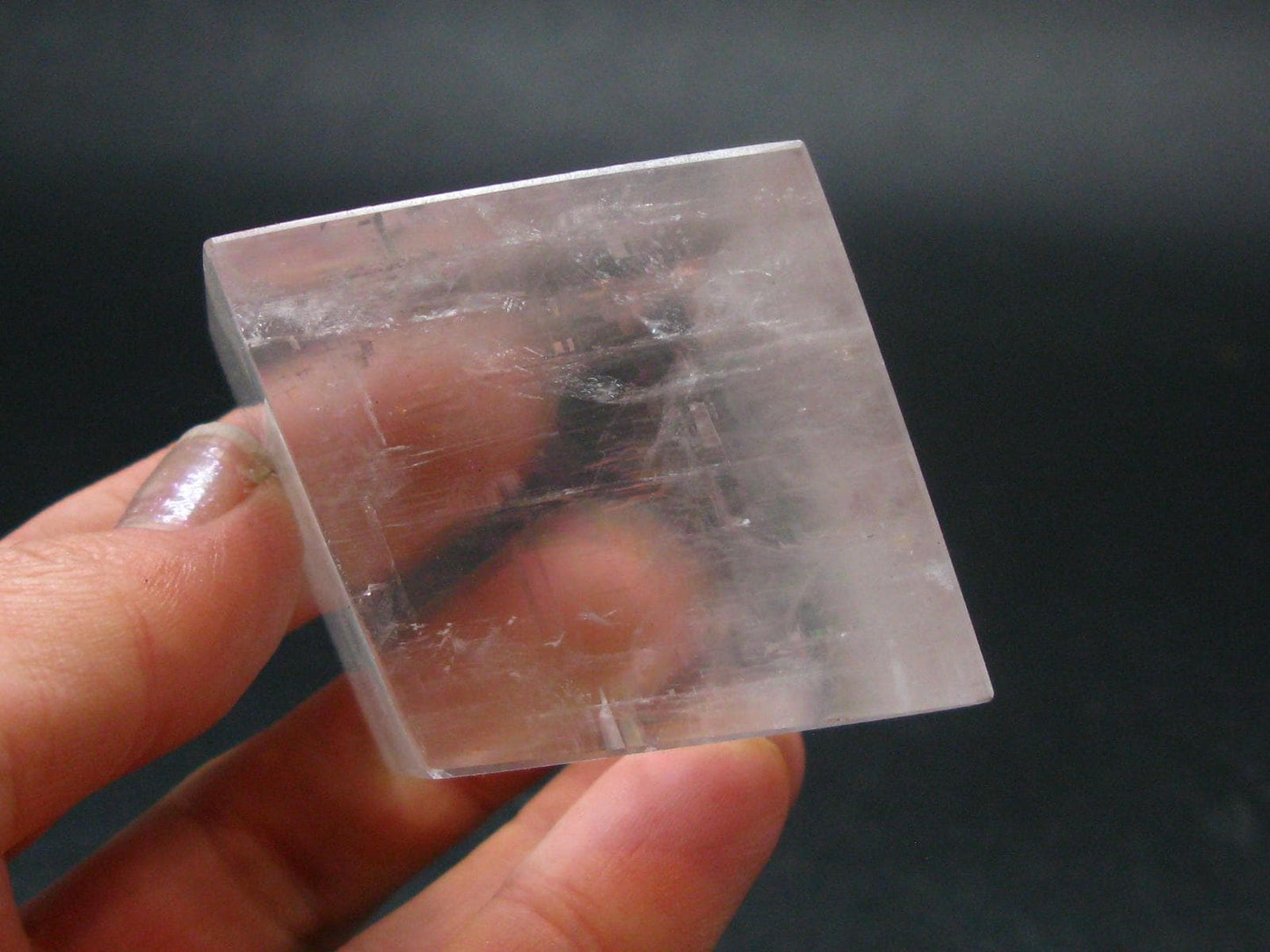 Large Rhomb Calcite Iceland Spar Crystal From Mexico - 1.9" - 128.69 Grams