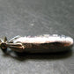 Muonionalusta Meteorite Silver Pendant from Sweden - 1.4" - 6.33 Grams