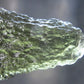 Raw Moldavite Tektite Silver Pendant from Czech Republic - 1.5" - 5.8 Grams