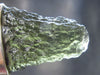 Raw Moldavite Tektite Silver Pendant from Czech Republic - 1.5" - 5.8 Grams